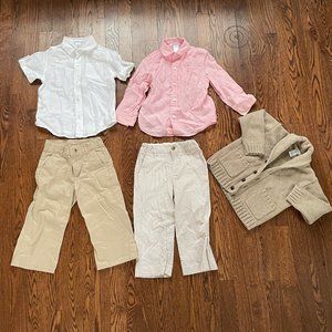 Janie and Jack Boys 2T 24M "Church" Chlothes Pants, Dress Shirts and Sweater